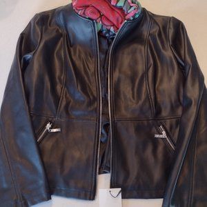 Zara vegan leather jacket XXL